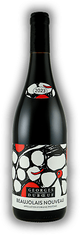 Georges Duboeuf, Beaujolais Nouveau, AOP, 2023, Beaujolais  Georges Duboeuf, Beaujolais Nouveau, AOP, 2023, Beaujolais  Ein glänzender Beaujolais Nouveau. Jahrgang 2023 - 0,75	 Liter - Vol 13%