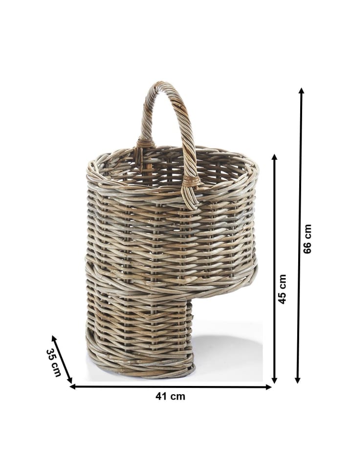 kobolo Aufbewahrungskorb CARPETKUBUGREY in Grau günstig kaufen onesize