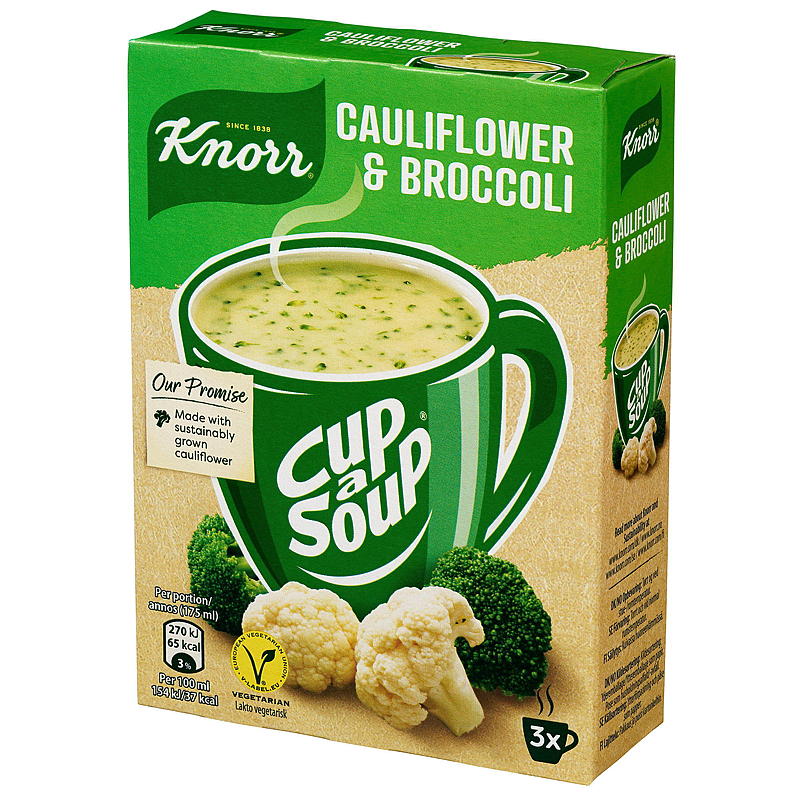 Knorr Cup of soup 3-pk Blomkål/brokkoli Knorr