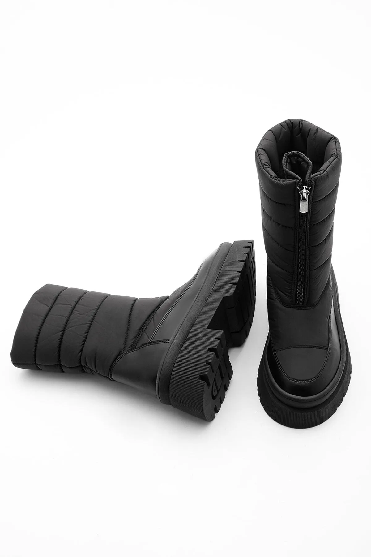 Marjin  Schneestiefel - Schwarz - Flacher Absatz