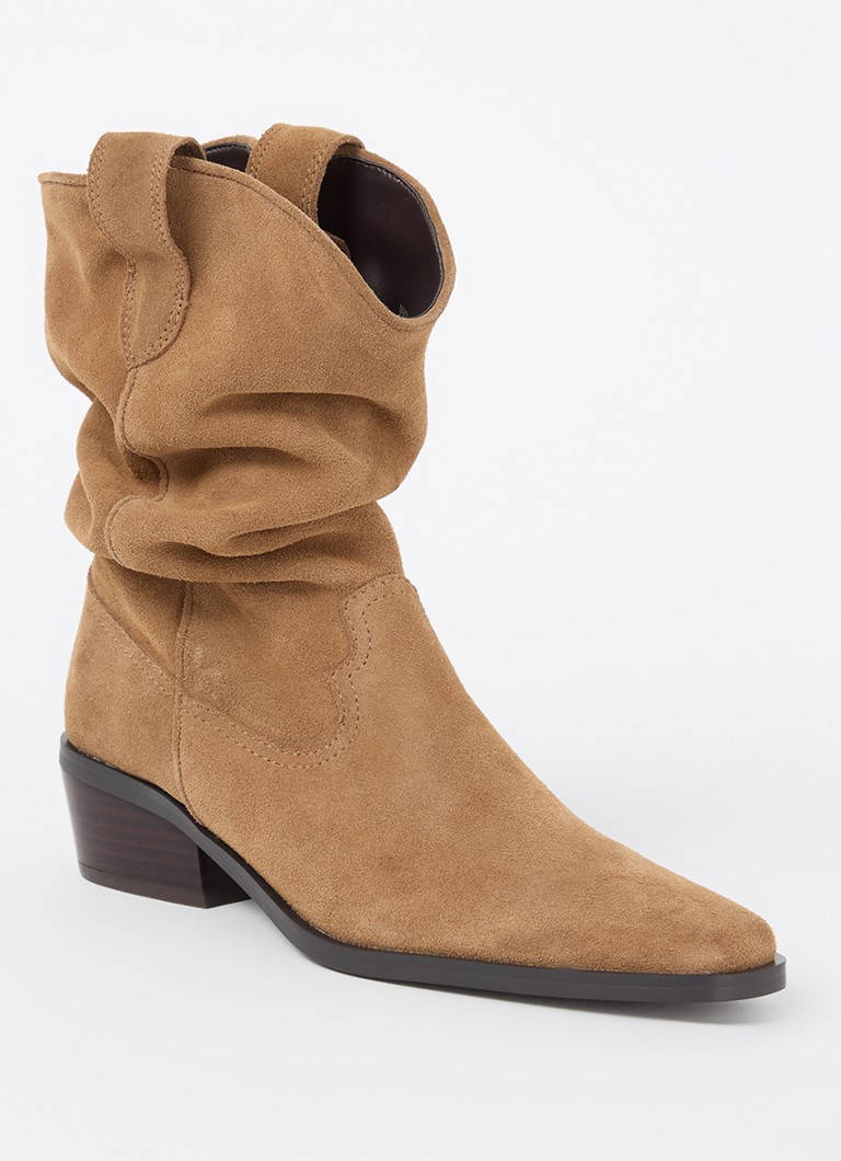 Cizme cowboy din piele Dune London Prims