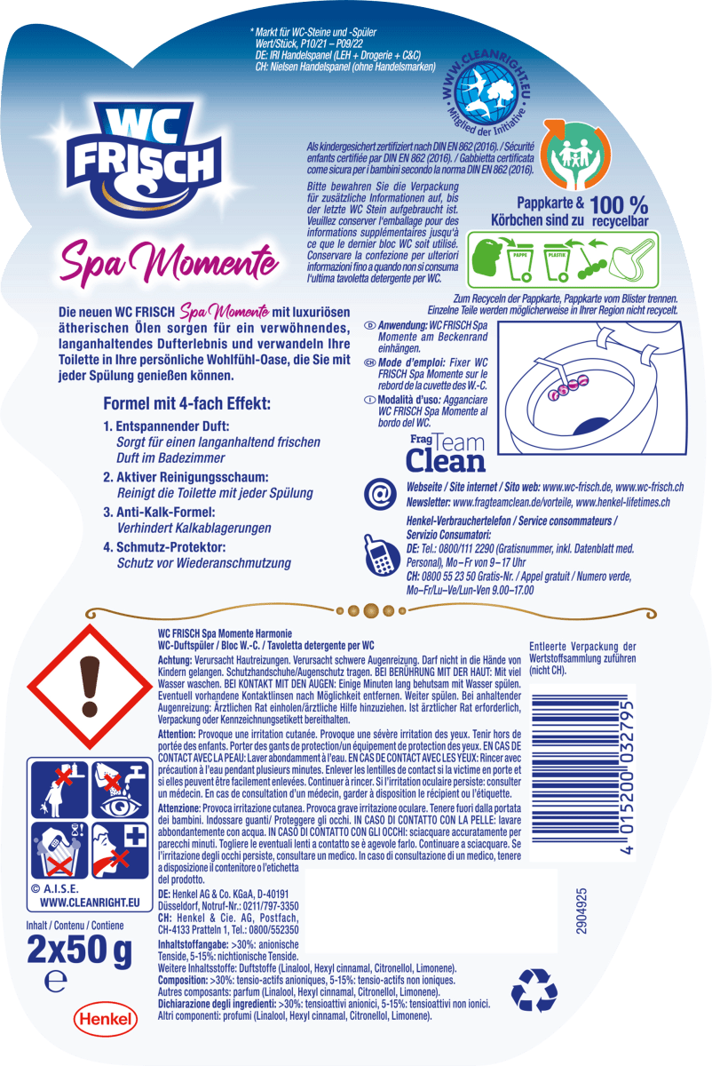 WC-Stein Spa Momente Harmonie, 2 St