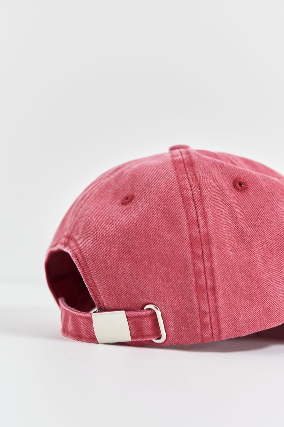 Washed cotton cap