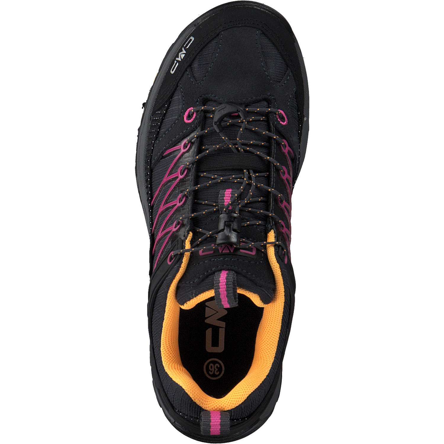 CMP Rigel Low 3Q54554 W, Trekkingschuhe, Kinder, Schwarz (Smoke Grey/Iced Lilac)