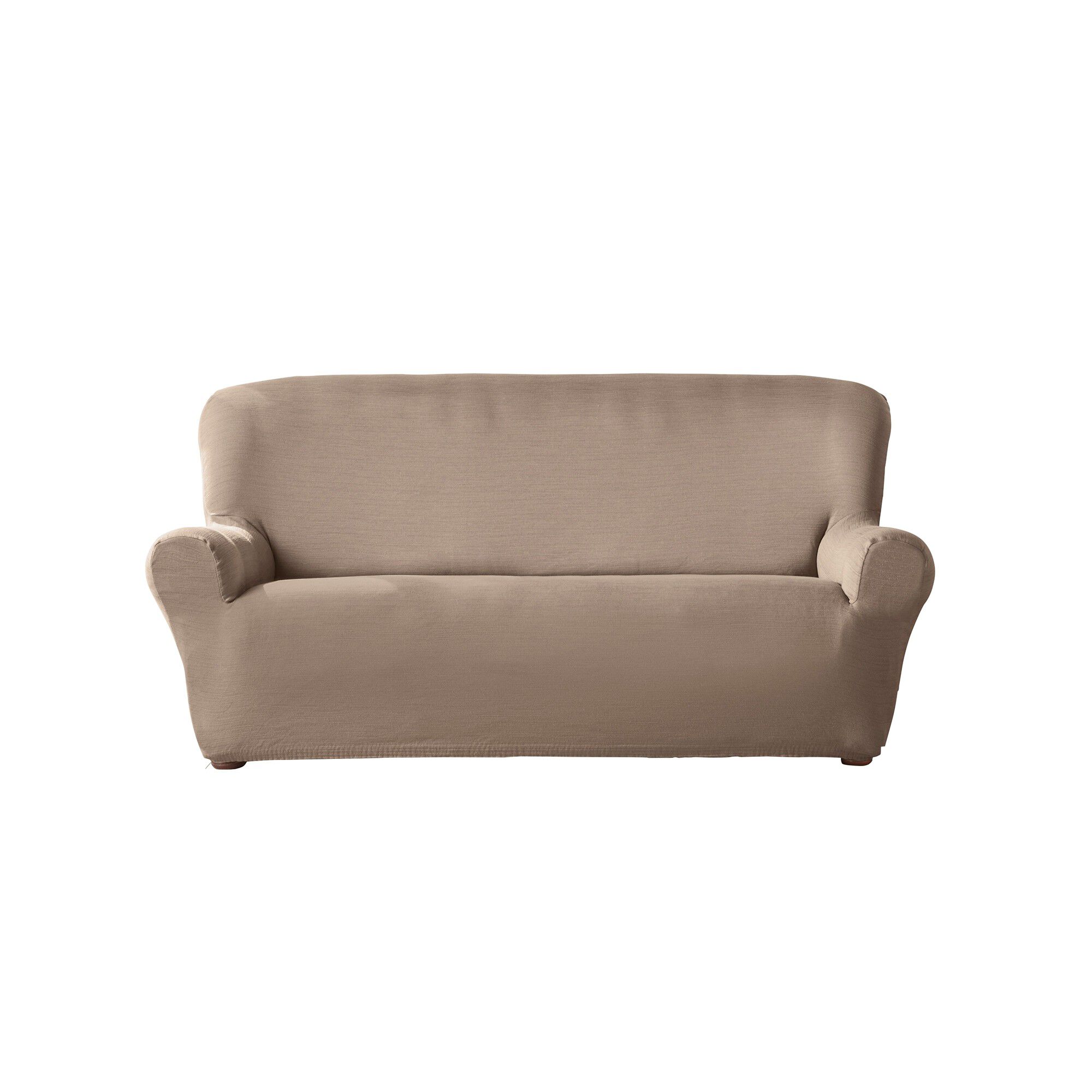 Housse extensible unie canapé fauteuil accoudoirs