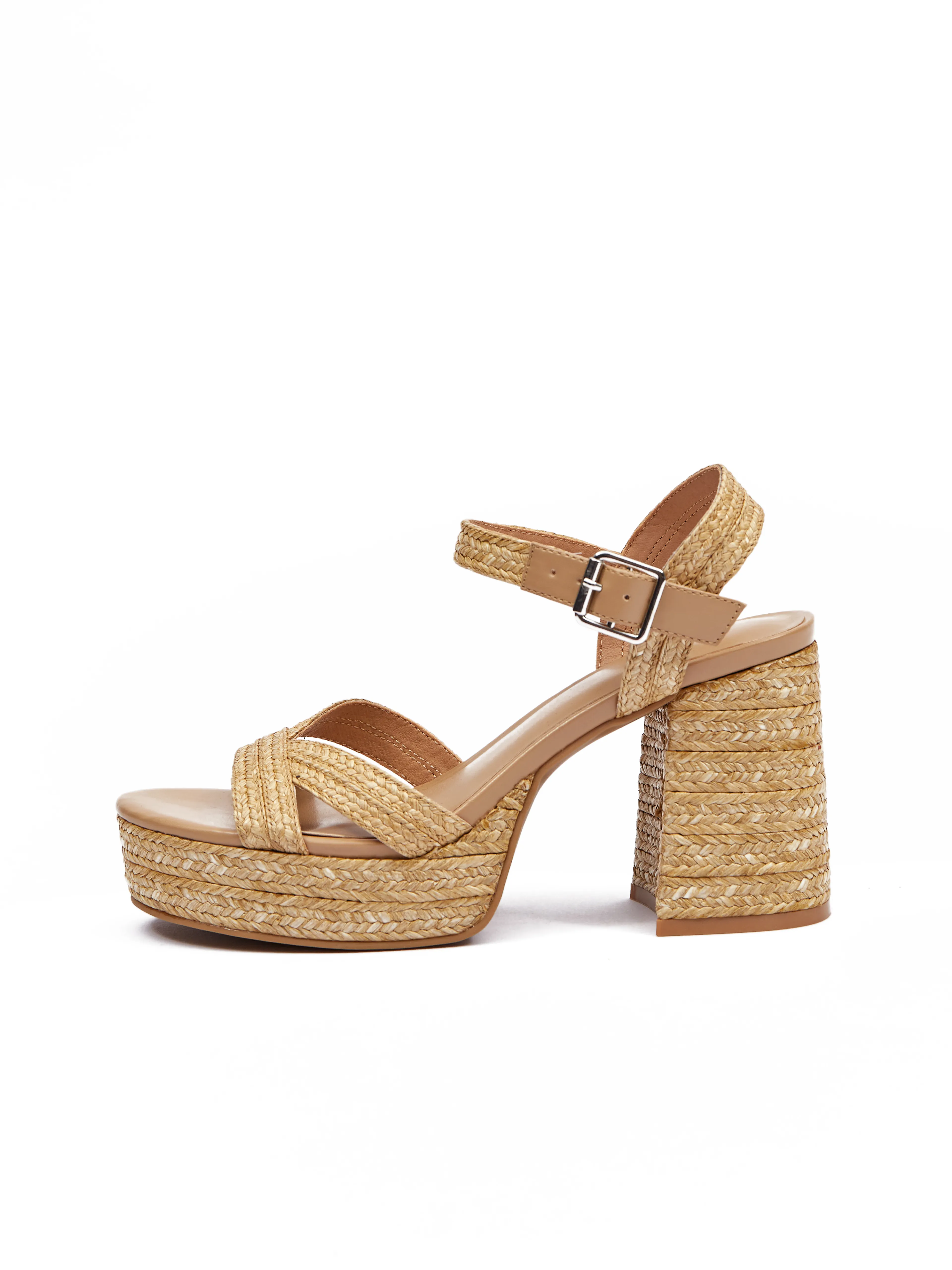 Braune Damen Sandalen mit Absatz ORSAY