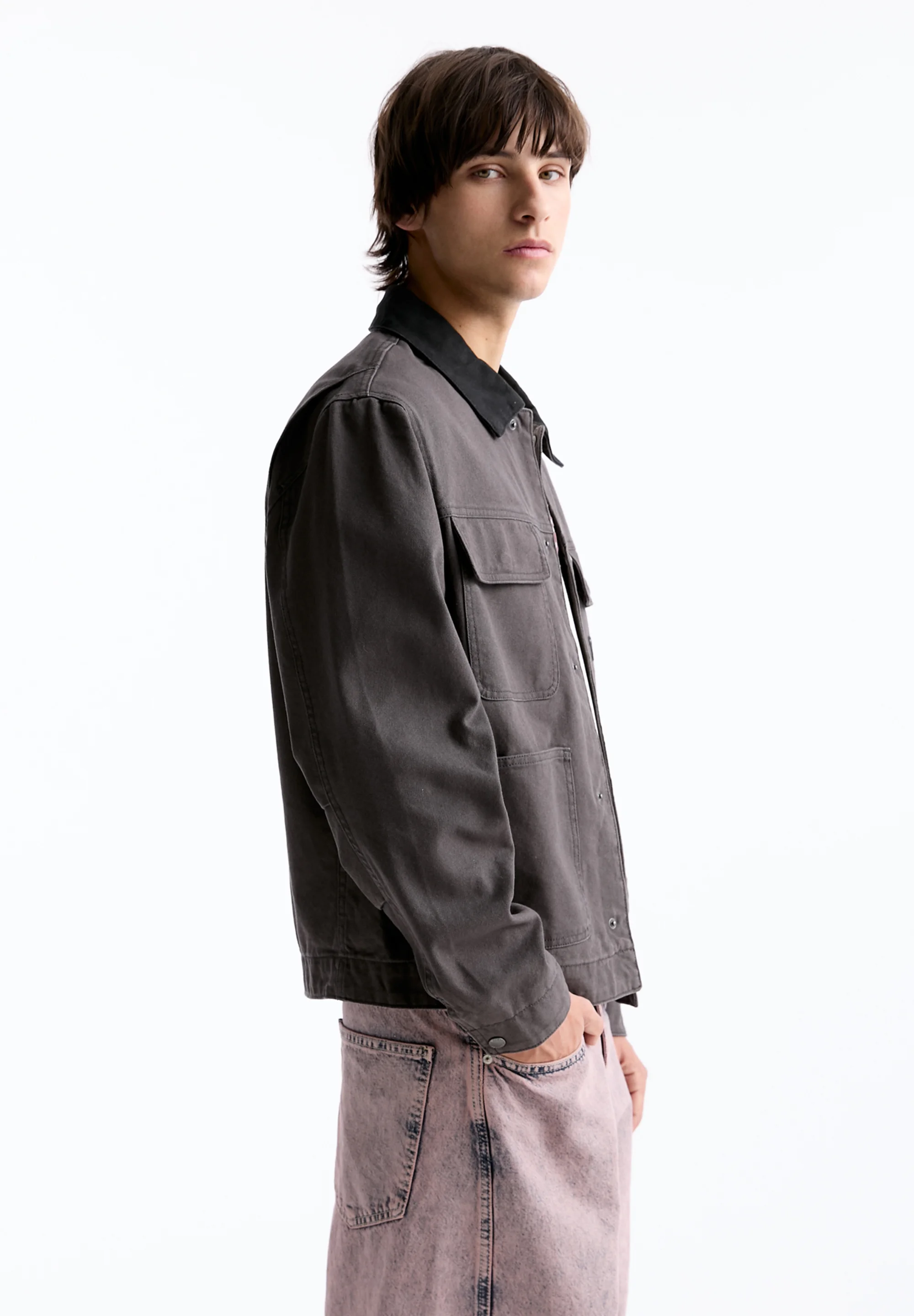 PULL&BEAR STWD TRUCKER - Chaqueta ligera
