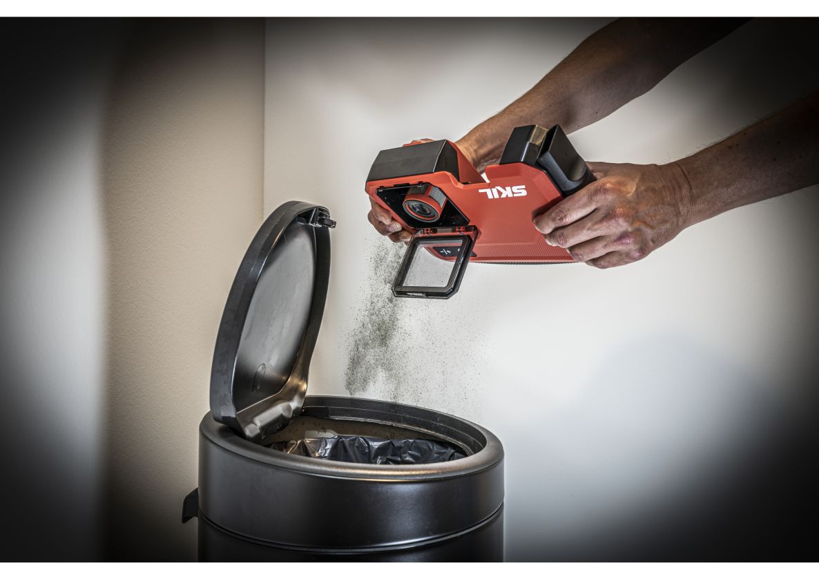 Aspirateur compact sans fil SKIL VA1E3167CA TravelVac 20V sans balais (batteries et chargeur non inclus).