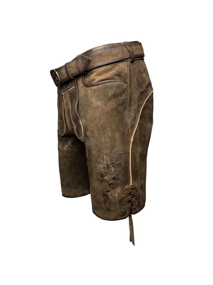 Spieth & Wensky Lederhose Weikhard in braun günstig kaufen