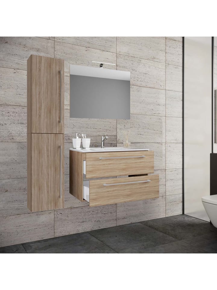ebuy24 Badmöbelset Badinos60S Eiche 61 x 47 cm günstig kaufen onesize