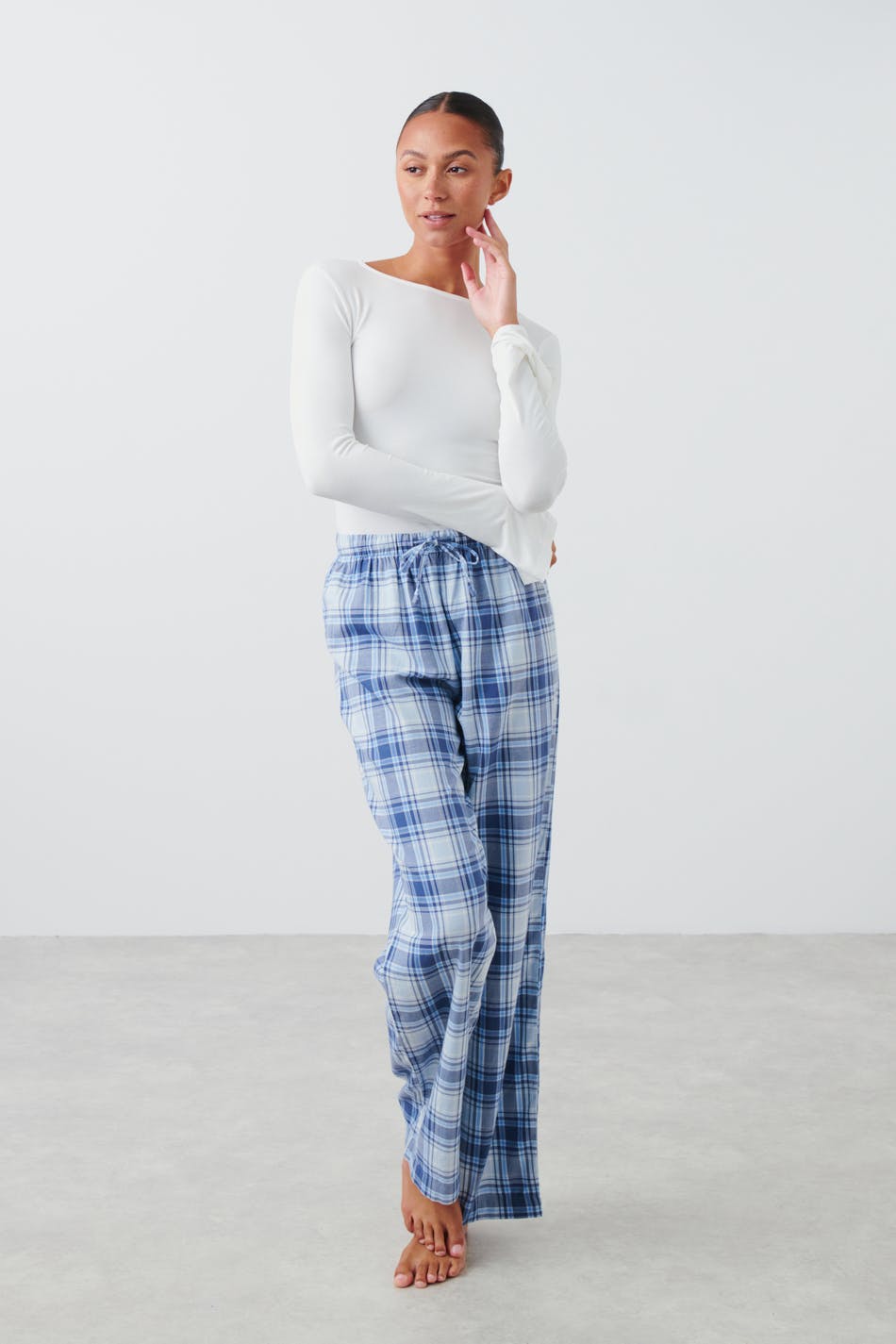 Flannel pyjamas trousers