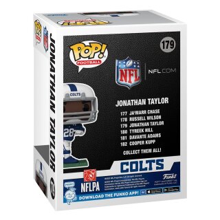 NFL POP! Football Vinyl Figur Colts - Jonathan Taylor 9 cm