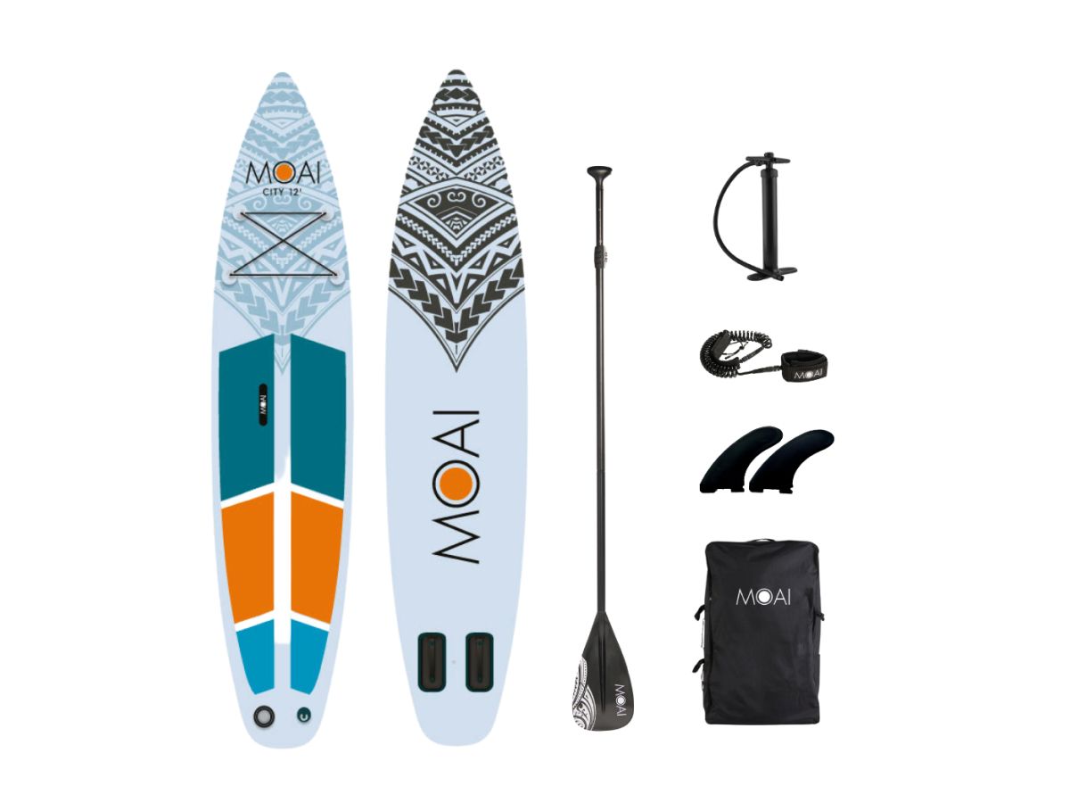 MOAI COMPACT SUP 12′ Aufblasbares SUP Board Set
