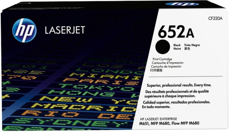 HP 652A Original Tonerkartusche CF320A Schwarz