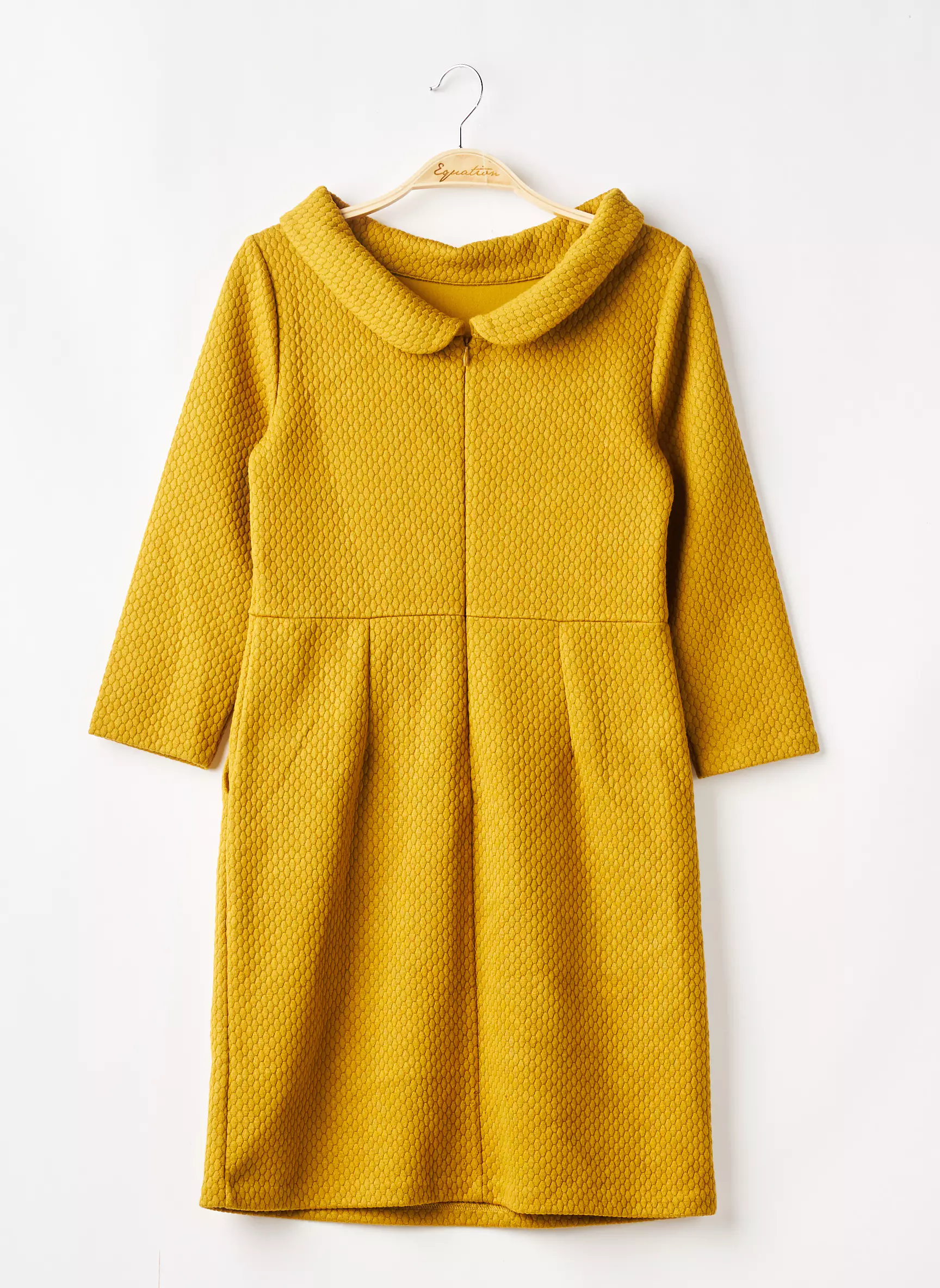Boden Robes Mi Longues Femme couleur jaune