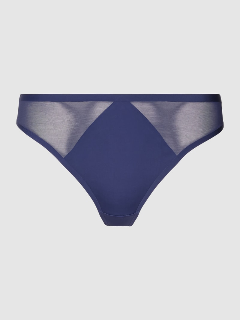 String in unifarbenem Design Modell 'Louise' in marineblau