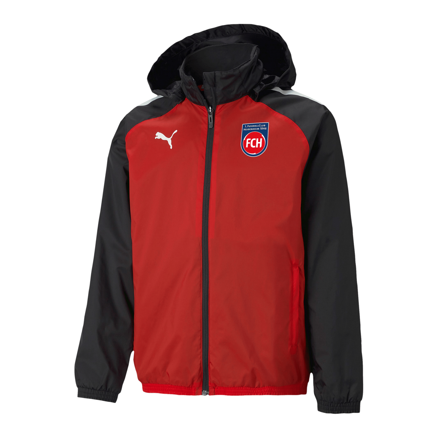 PUMA 1. FC Heidenheim Allwetterjacke Rot F01