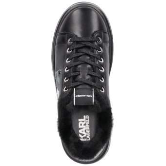 Karl Lagerfeld Anakapri KC Karl Embro Fringe in schwarz
