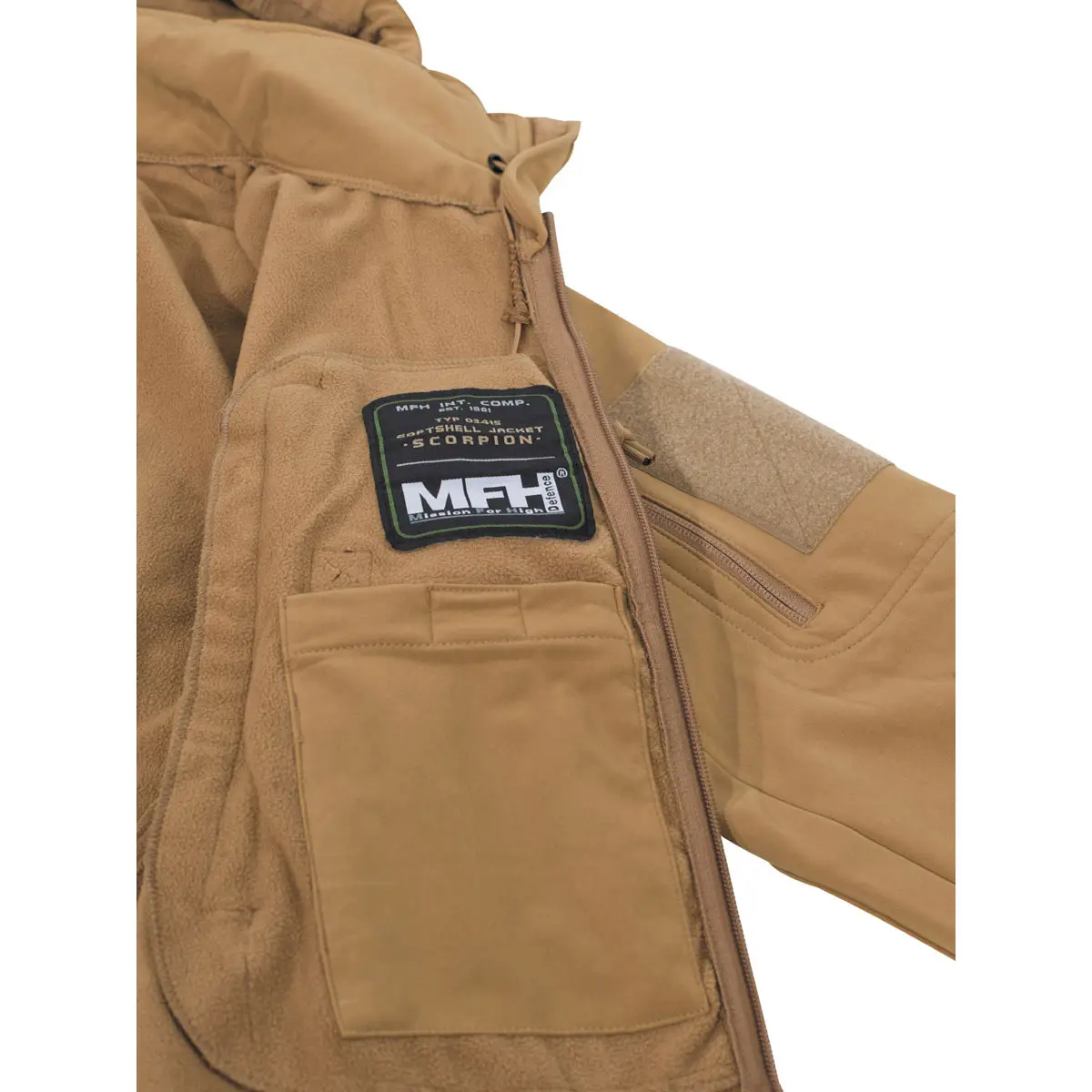 Softshell Jacke Scorpion coyote