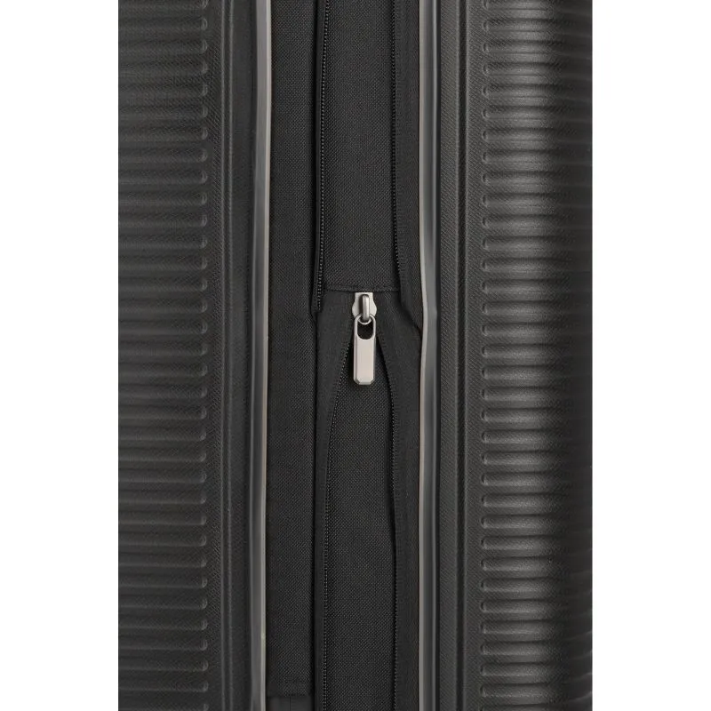 Travelite ROOMER Trunk M (66 cm) Erweiterbar - Schwarz