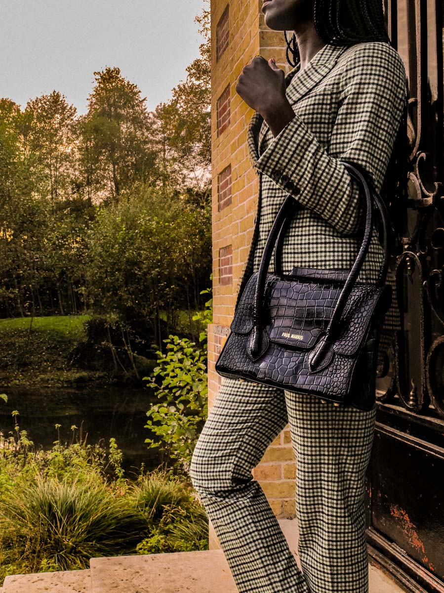 Colette M Alligator - Noir de Jais