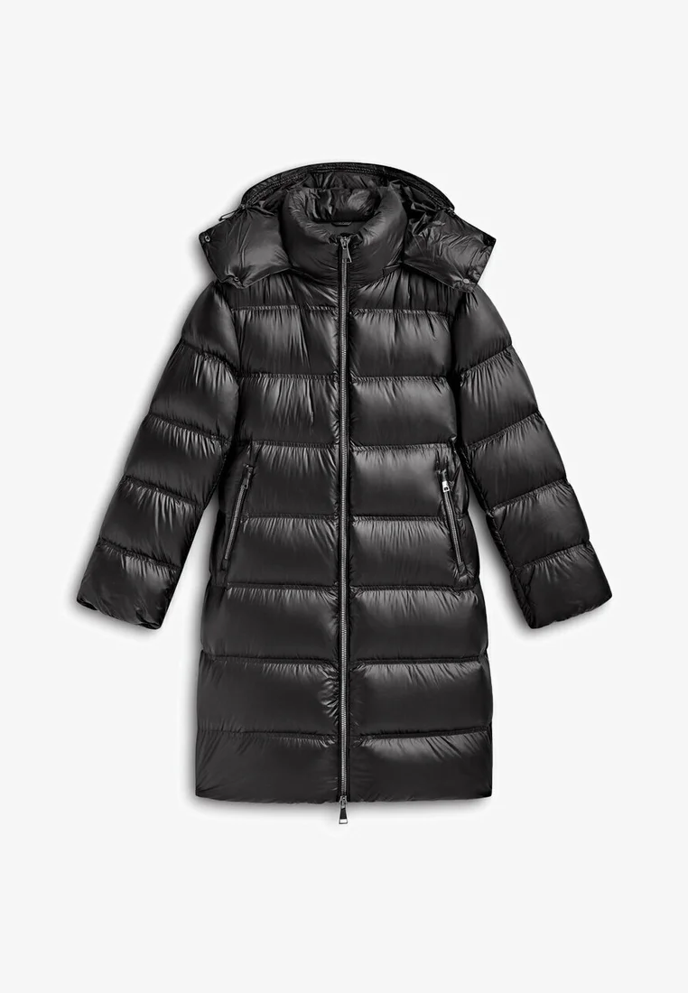 Massimo Dutti LARGO CON Y CONTRASTE - Chaqueta de plumas