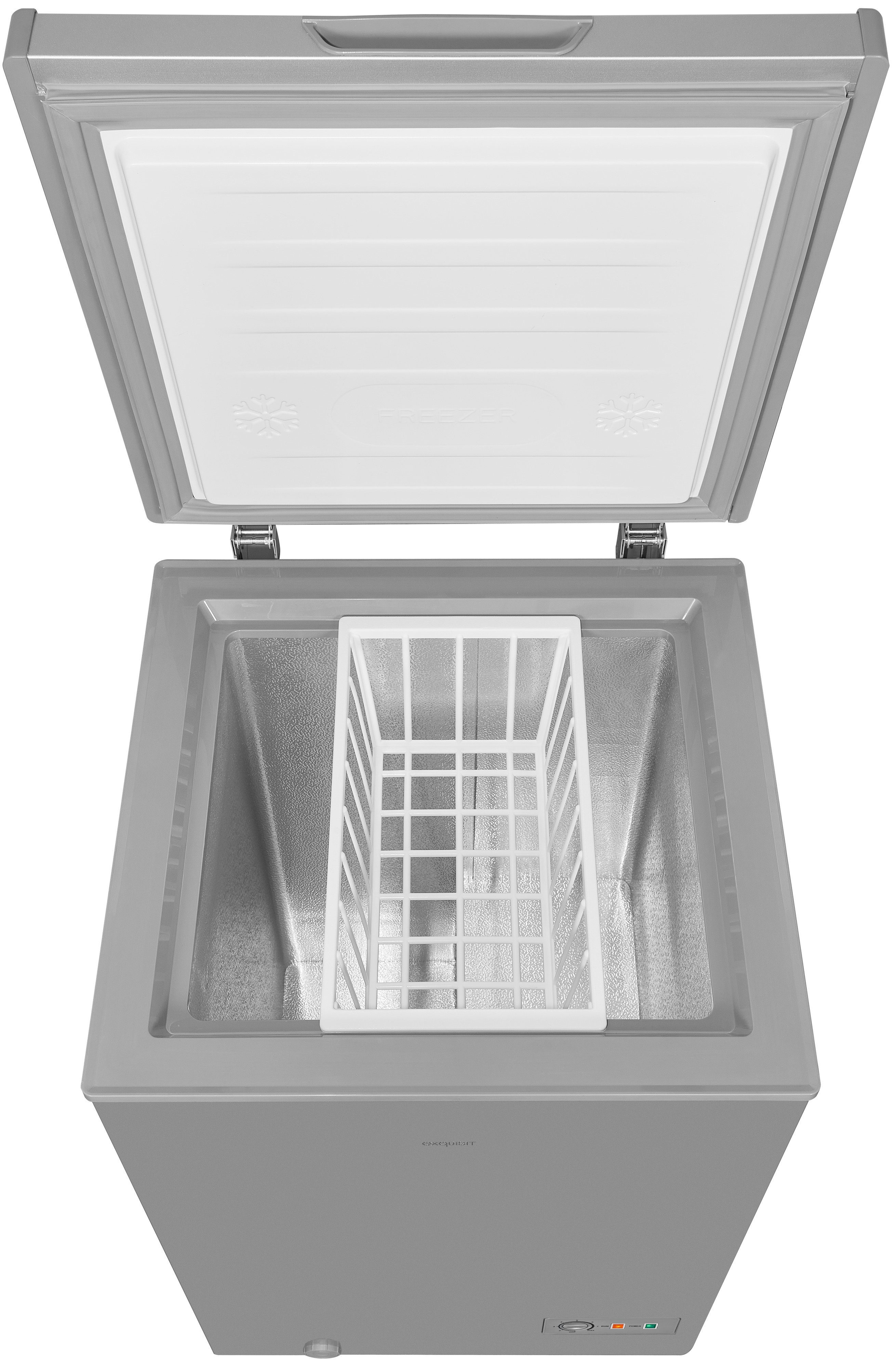 exquisit Gefriertruhe GT100-330E, 54.6 cm breit, 96 l, kompakte Gefriertruhe in modernen Farben