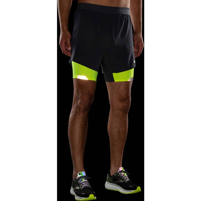 Brooks Visible Funktionsshorts Herren