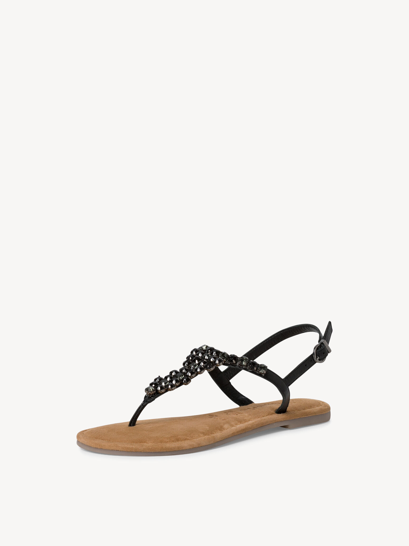 Sandale en cuir - noir