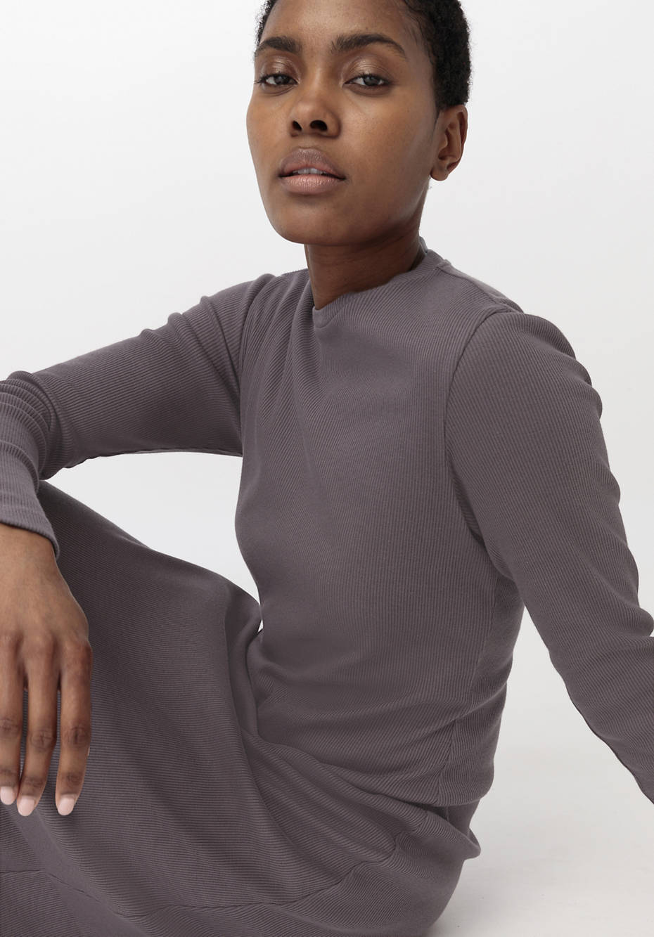 Midi-Kleid aus reiner Bio-Baumwolle