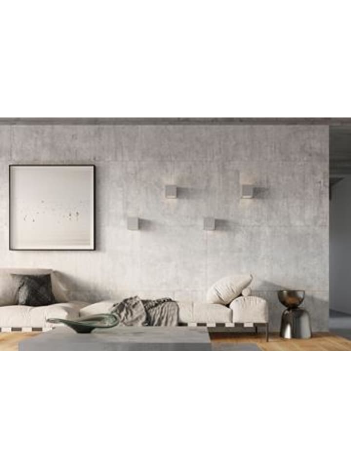Nice Lamps Wandleuchte LEO aus Beton Grau (L)12cm (B)12cm (H)10cm günstig kaufen onesize