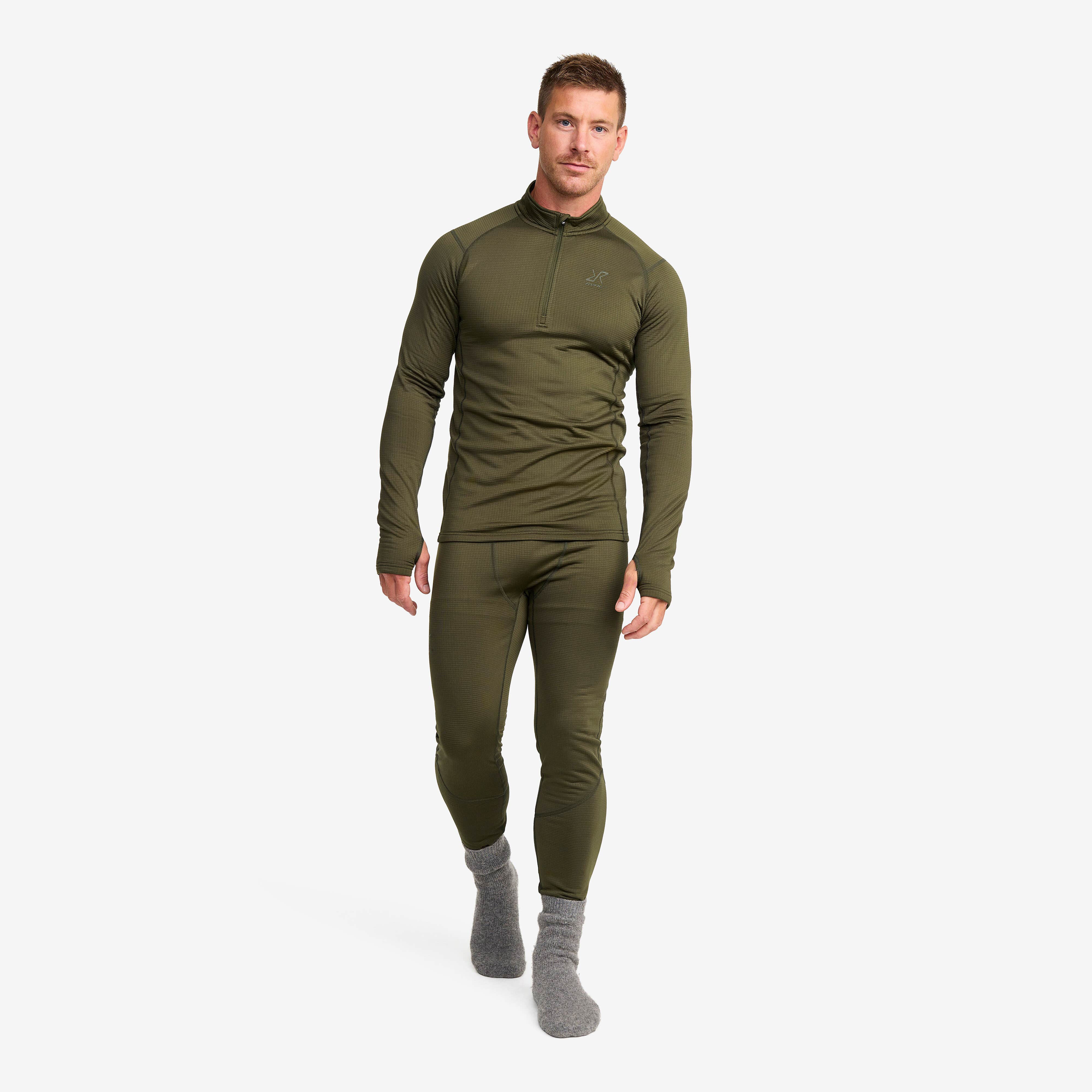 Waffle Baselayer Pants Homme Grape Leaf