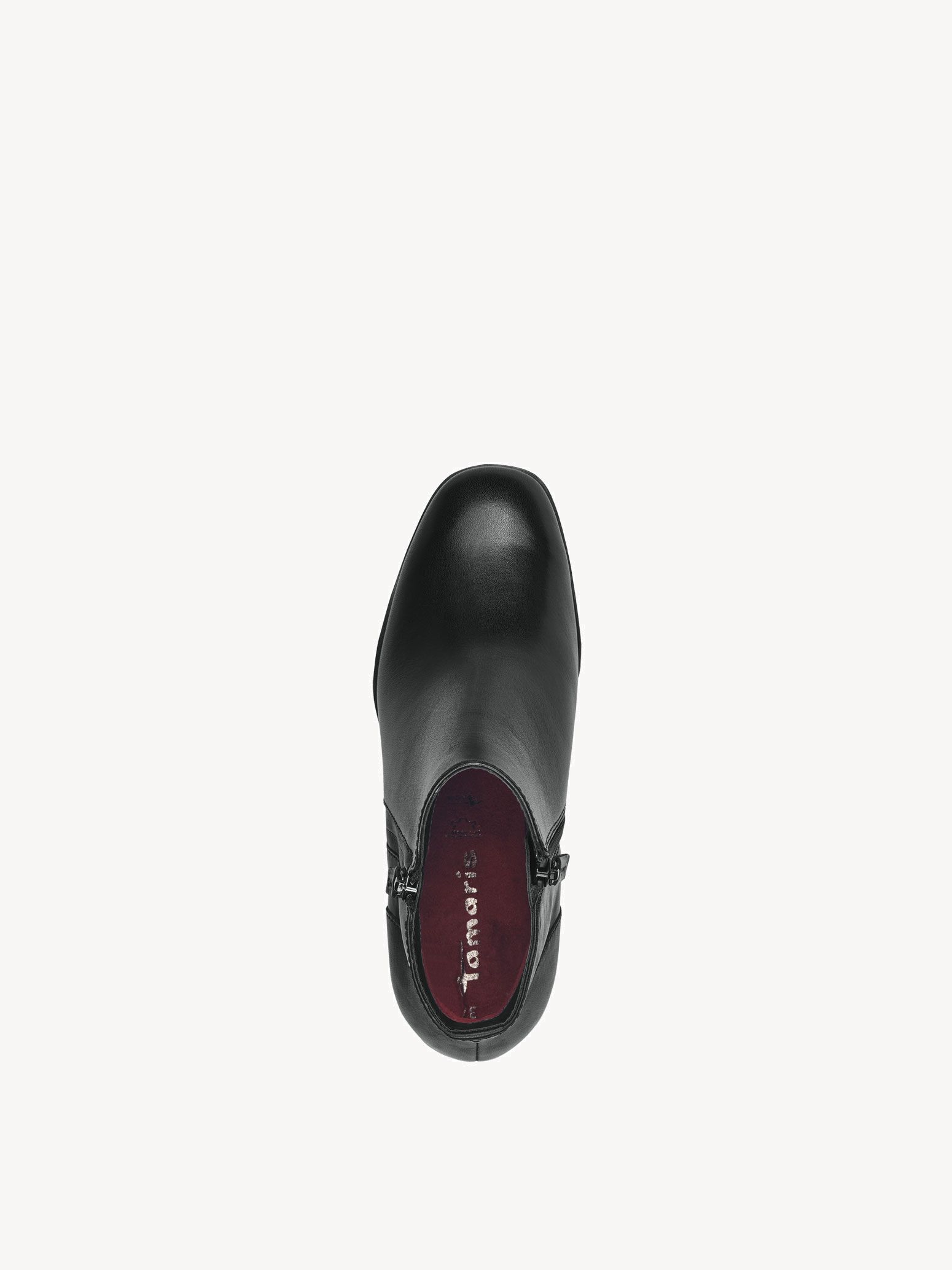 Bottine en cuir - noir