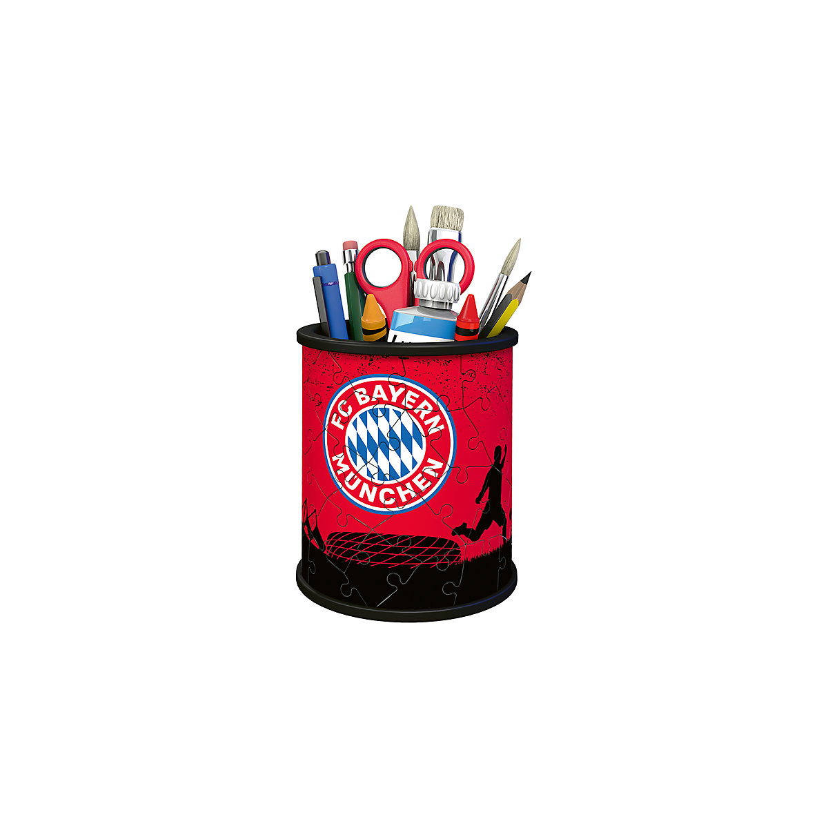 3D-Puzzle Utensilo, Ø8 x 9,5 cm, 54 Teile, FC Bayern München