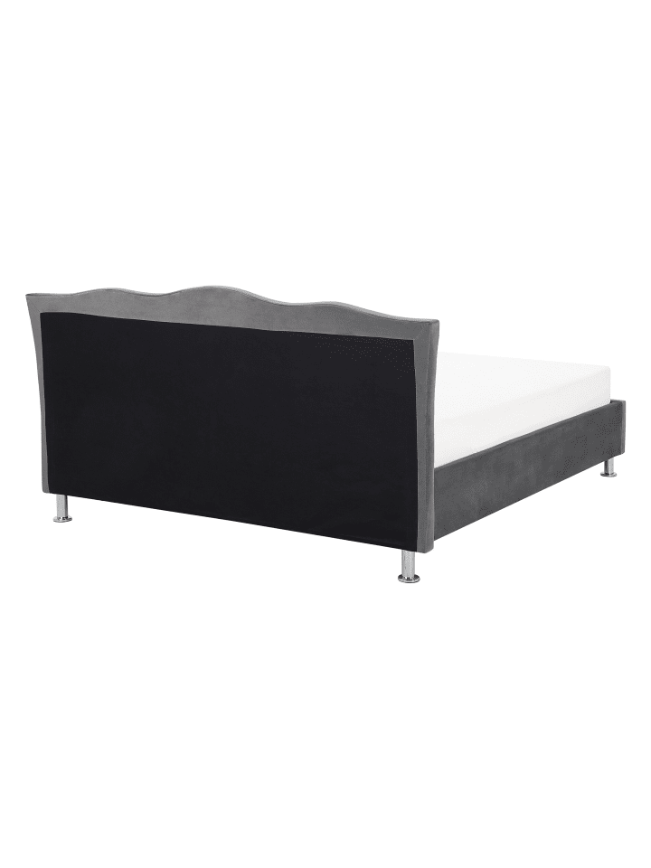 Beliani Doppelbett METZ in Grau - (W) 168 x (H) 102 x (L) 217 cm günstig kaufen onesize