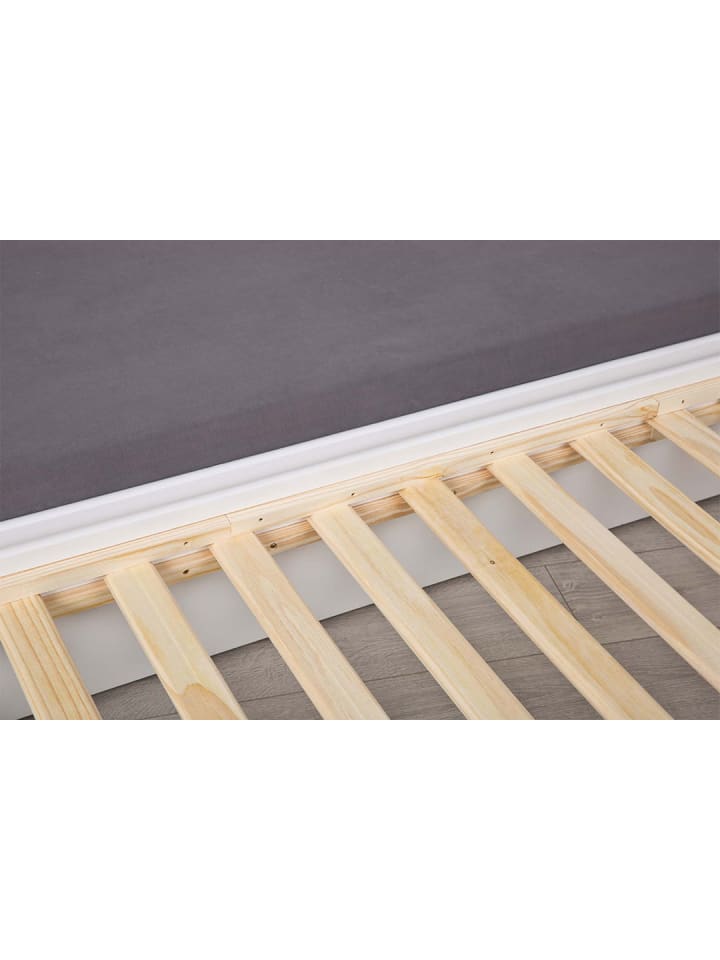 ebuy24 Bett Lotved Weiß 97 x 209 cm günstig kaufen onesize