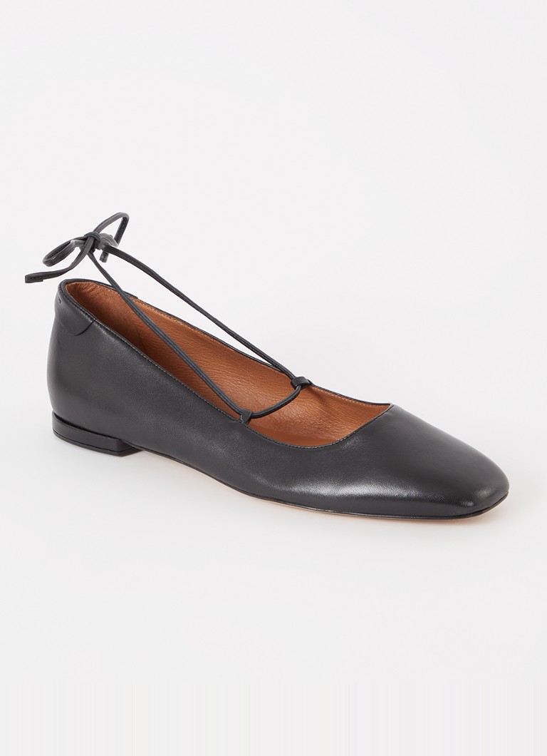 Claudie Pierlot Augustin ballerina van schapenleer
