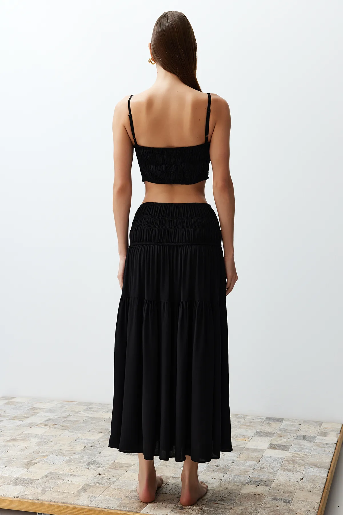 Trendyol Collection  Zweiteiler - Schwarz - Regular Fit