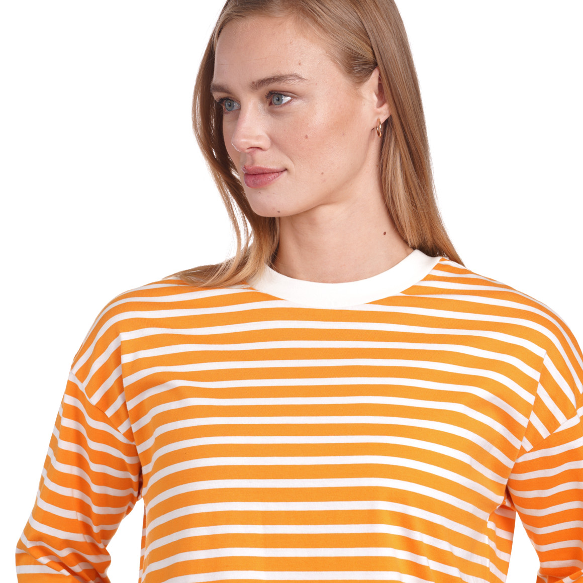 Damen Langarmshirt im Ringel-Look