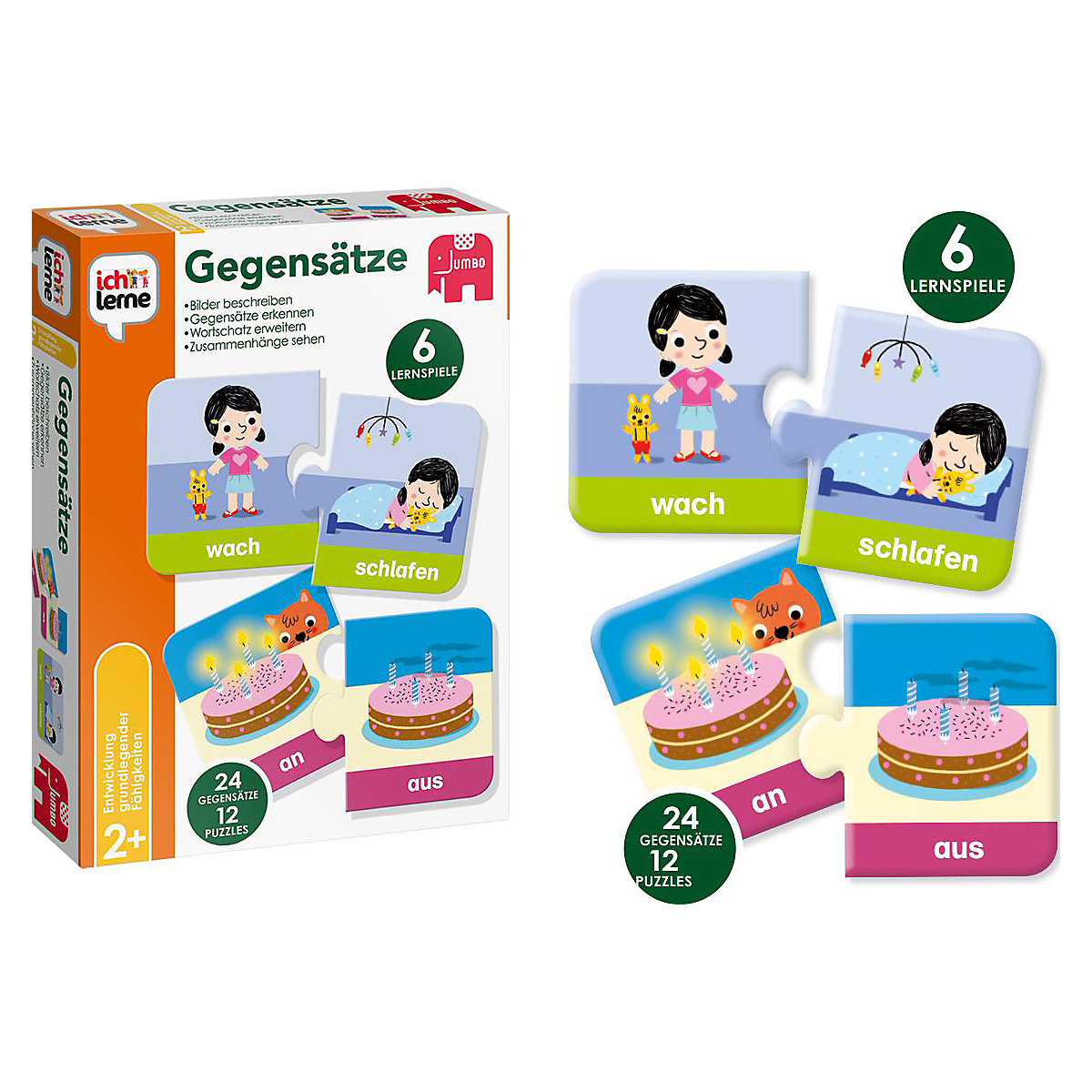 ich lerne - Gegensätze