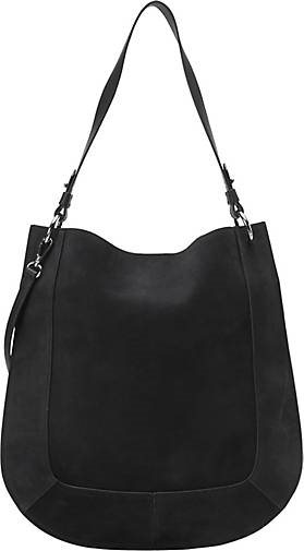 Marc O'Polo Hobo-Bag large aus Veloursleder