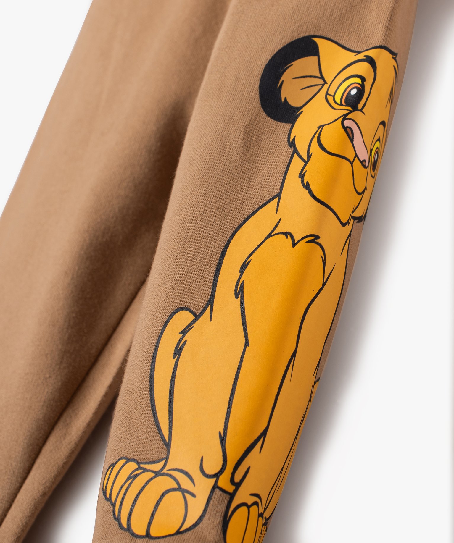 Pantalon en molleton imprimé Le Roi Lion bébé Garçon - D... marron | GEMO