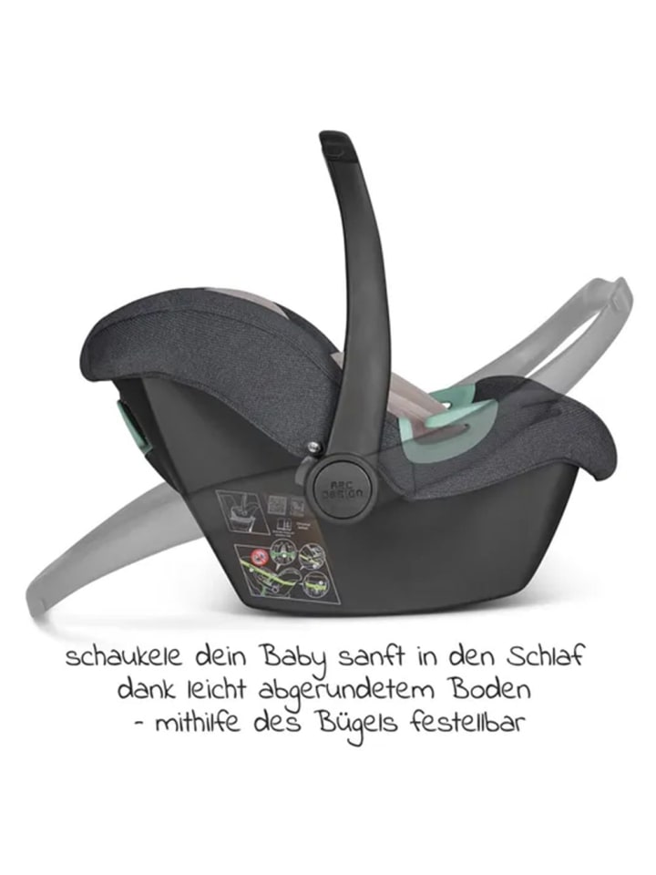 ABC-Design Babyschale Tulip inkl. Zusatzverdeck (Autositz Gruppe in grau,rosa günstig kaufen onesize
