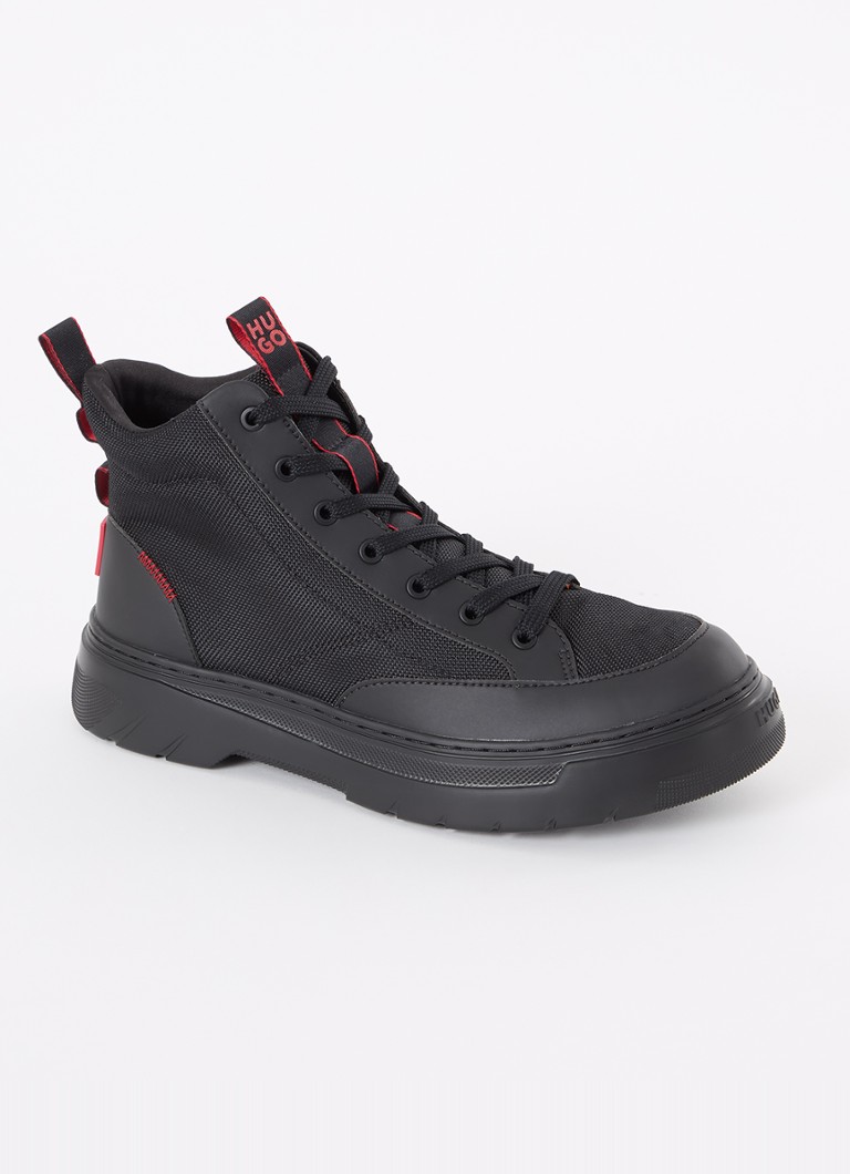Pantofi HUGO BOSS Urian cu șireturi și logo
