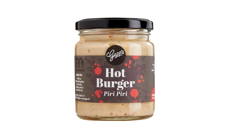 Gepp's Hot Burger Piri Piri Sauce 250 ml