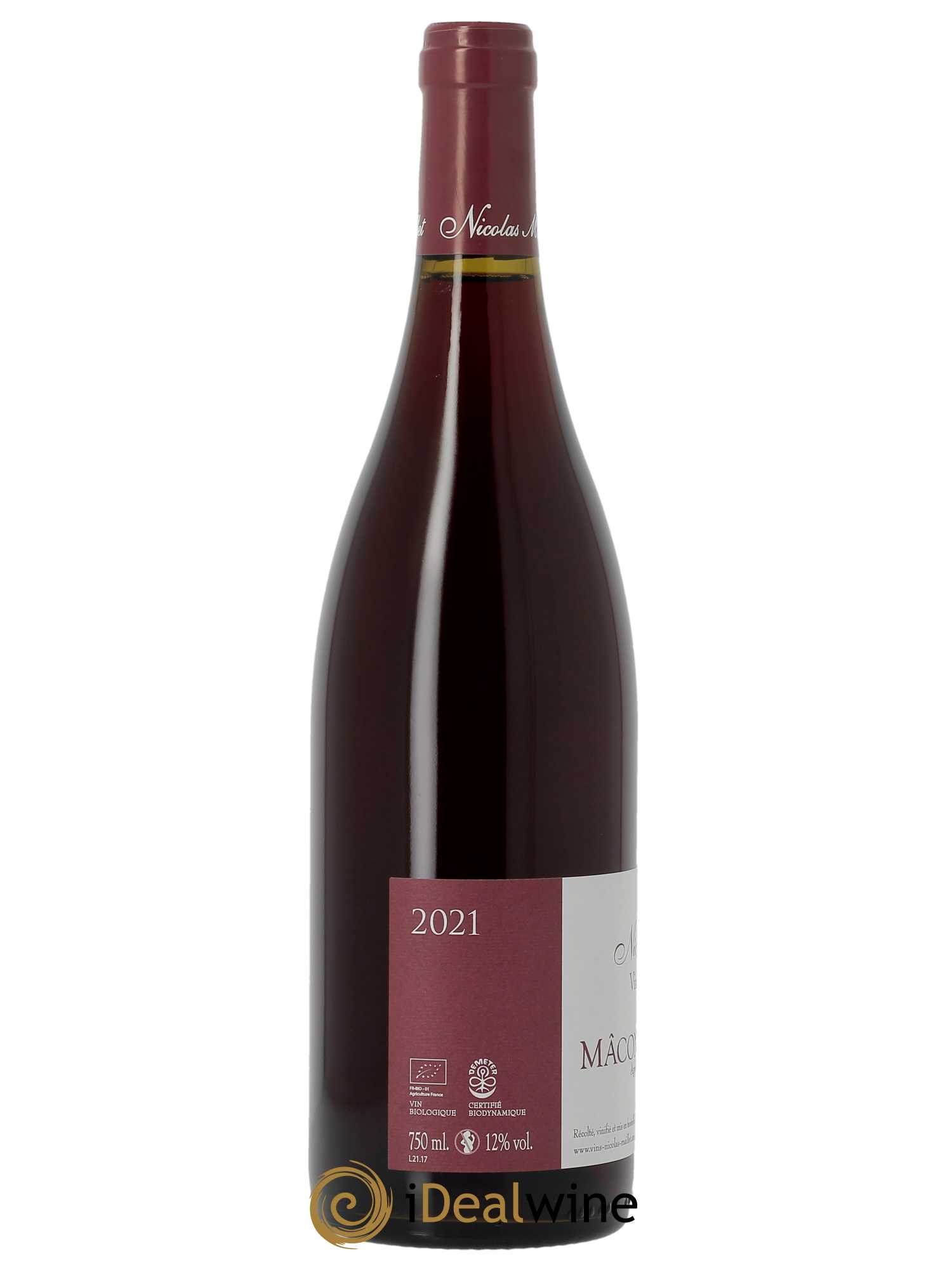 Mâcon Nicolas Maillet  2021 - Lot de 1 Bouteille