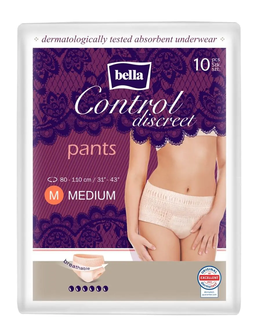 Bella Control Pants - Upijajuće gaćice veličina M 10 kom.