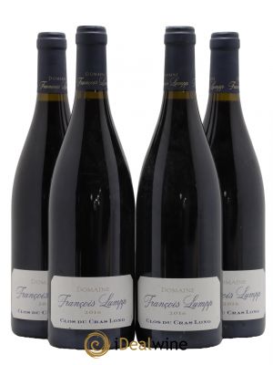 Givry 1er Cru Clos du Cras Long François Lumpp (Domaine)  2016 - Lot de 4 Bouteilles