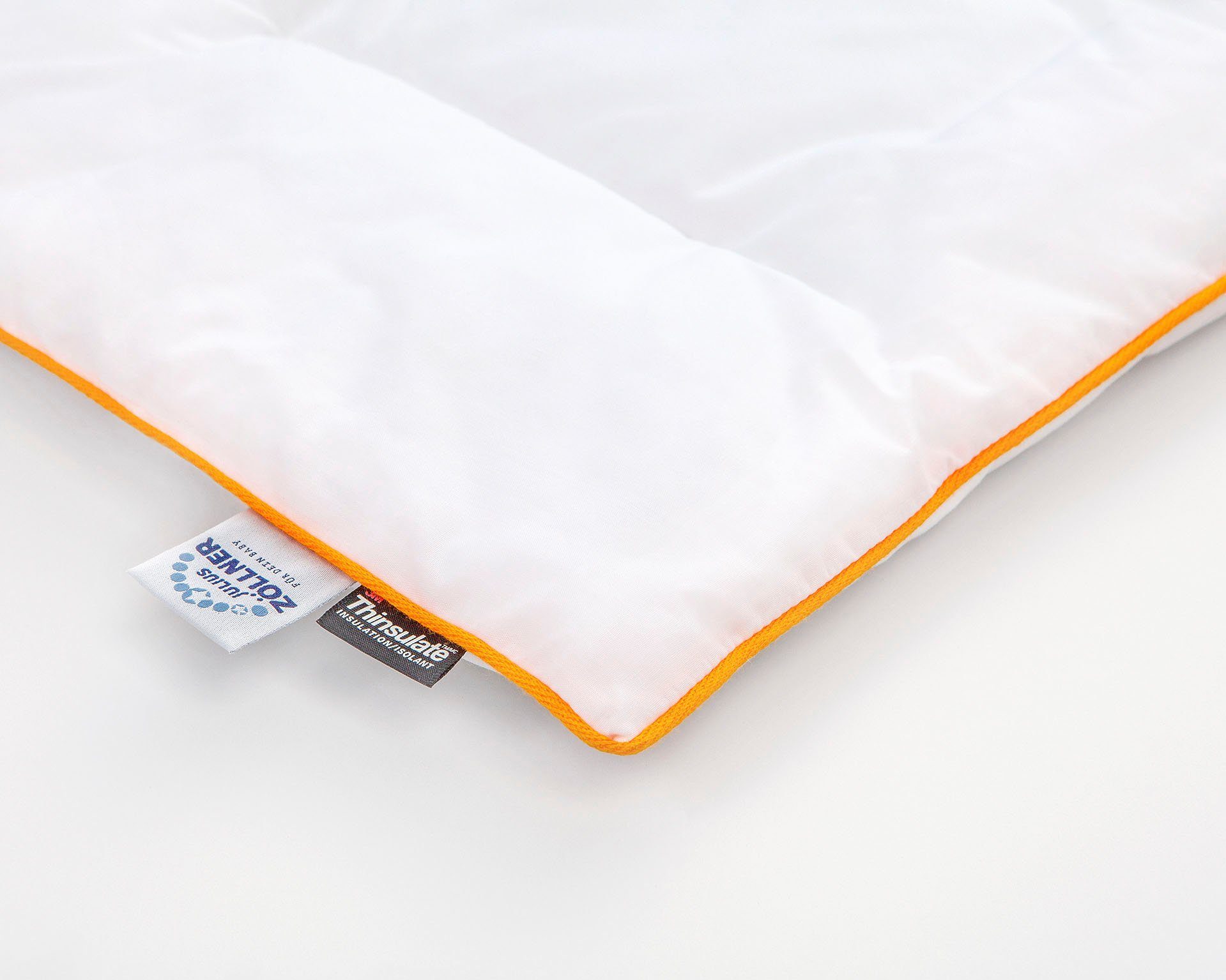 Ganzjahresbettdecke + Kopfkissen, Babytraum, Julius Zöllner, Füllung: Lite-Loft Faser von Thinsulate™ 3M, Bezug: 65% Polyester, 35% Baumwolle
