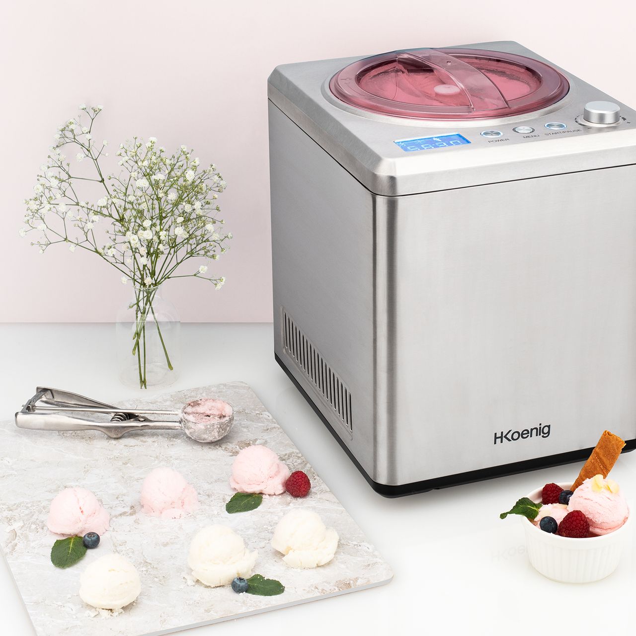 H.Koenig professionelle Eismaschine 2 L